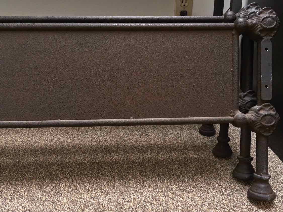 Pair of RH Twin 'French Academie' Iron Twin Beds