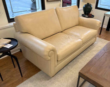 Ethan Allen 'Conor' Leather Loveseat