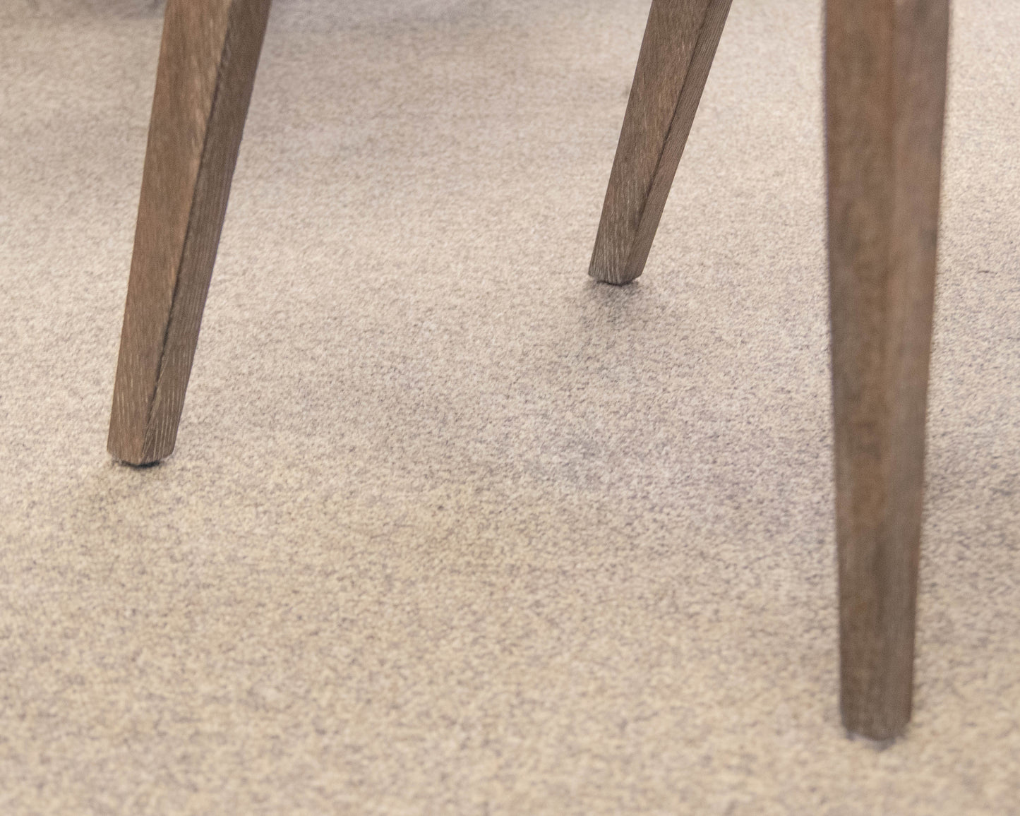 Bernhardt Set Of 6 Textured Grey Upholstered Fabric Dining Chairs