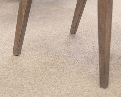 Bernhardt Set Of 6 Textured Grey Upholstered Fabric Dining Chairs
