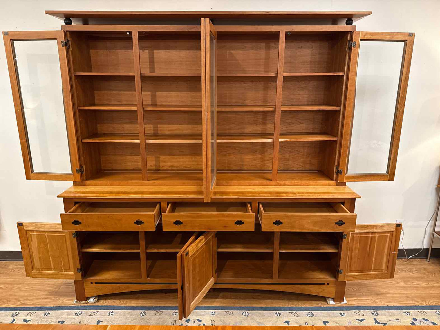 Amish Furniture Gallery Cherry China Cabinet