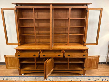Amish Furniture Gallery Cherry China Cabinet