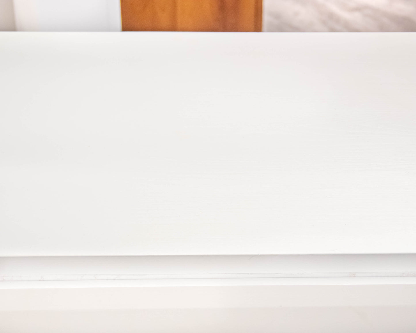 White Finish Stoage Chest with 2 Drawers