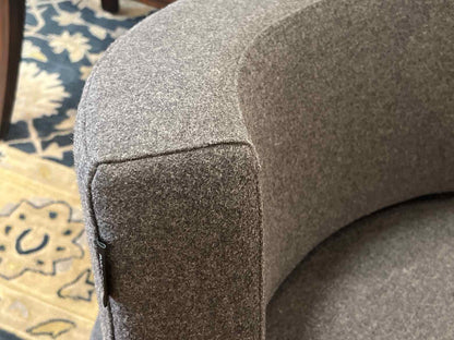 Pair of Soft Line 'Apollo' Chairs w/ Ottomans