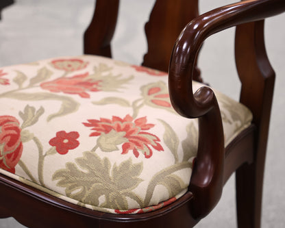 Set of 8 Ethan Allen Chippendale Dining Chairs