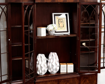 Mahogany Breakfront Cabinet
