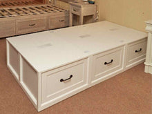 Ivory Finish 6 Drawer Twin Platform