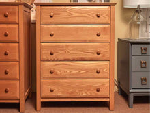 Vermont Tubbs Oak 5 Drawer  Chest