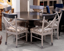 Bassett Gray and White Table & 5 Chair Set