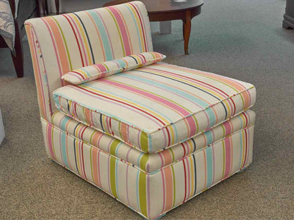 Pottery Barn Teen Striped Slipper Chair