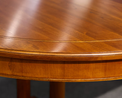 Stickley Round Inlaid Dining Table