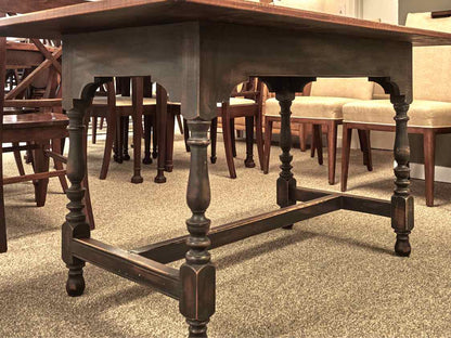 Eldred Wheeler Tiger Maple William & Mary Tavern Dining Table