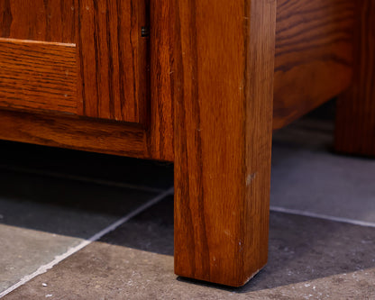 Arts + Crafts Oak Console