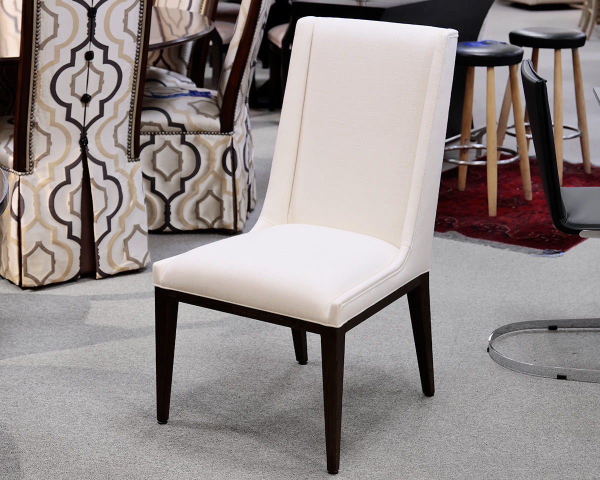 Set of 6 Restoration Hardware "Leigh" Upholstered Dining Chairs