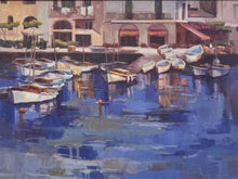 Boats Print in Distressed Frame