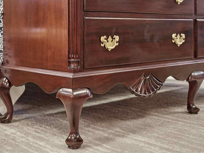 Traditional Mahogany Eight Drawer Dresser