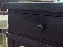 Weathered Black Side Table