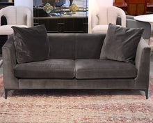 Room & Board Sterling 76" Sofa in Banks Charcoal Velvet