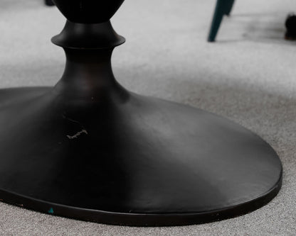 William Sonoma Oval Marble Top Tulip Dining Table