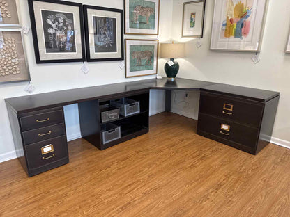 RH 1940's Style Industrial Corner Desk