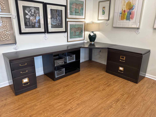 RH 1940's Style Industrial Corner Desk