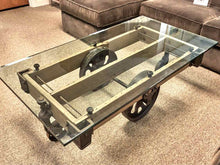 Restoration Hardware Industrial Cart Cocktail Table