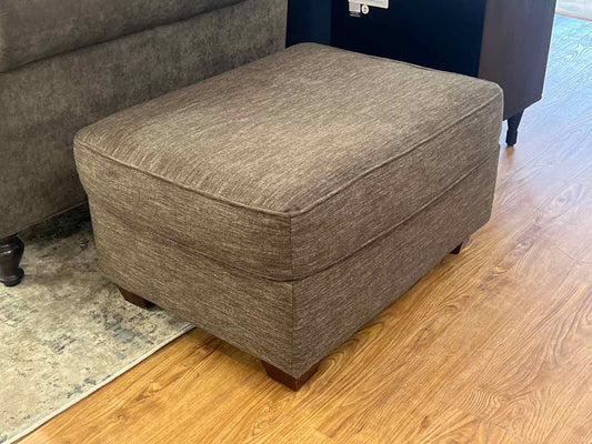 Warm Grey Ottoman
