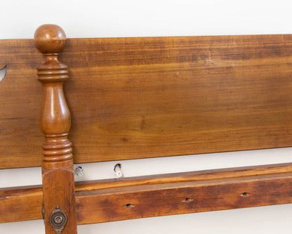 Leonard's Full Bed in Solid Cherry with Cannonball Finials