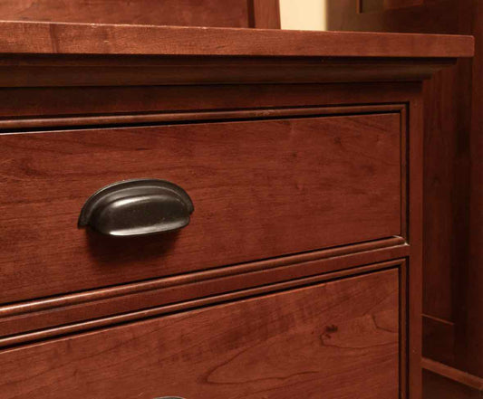 Pair of Mission Style Cherry Nightstands