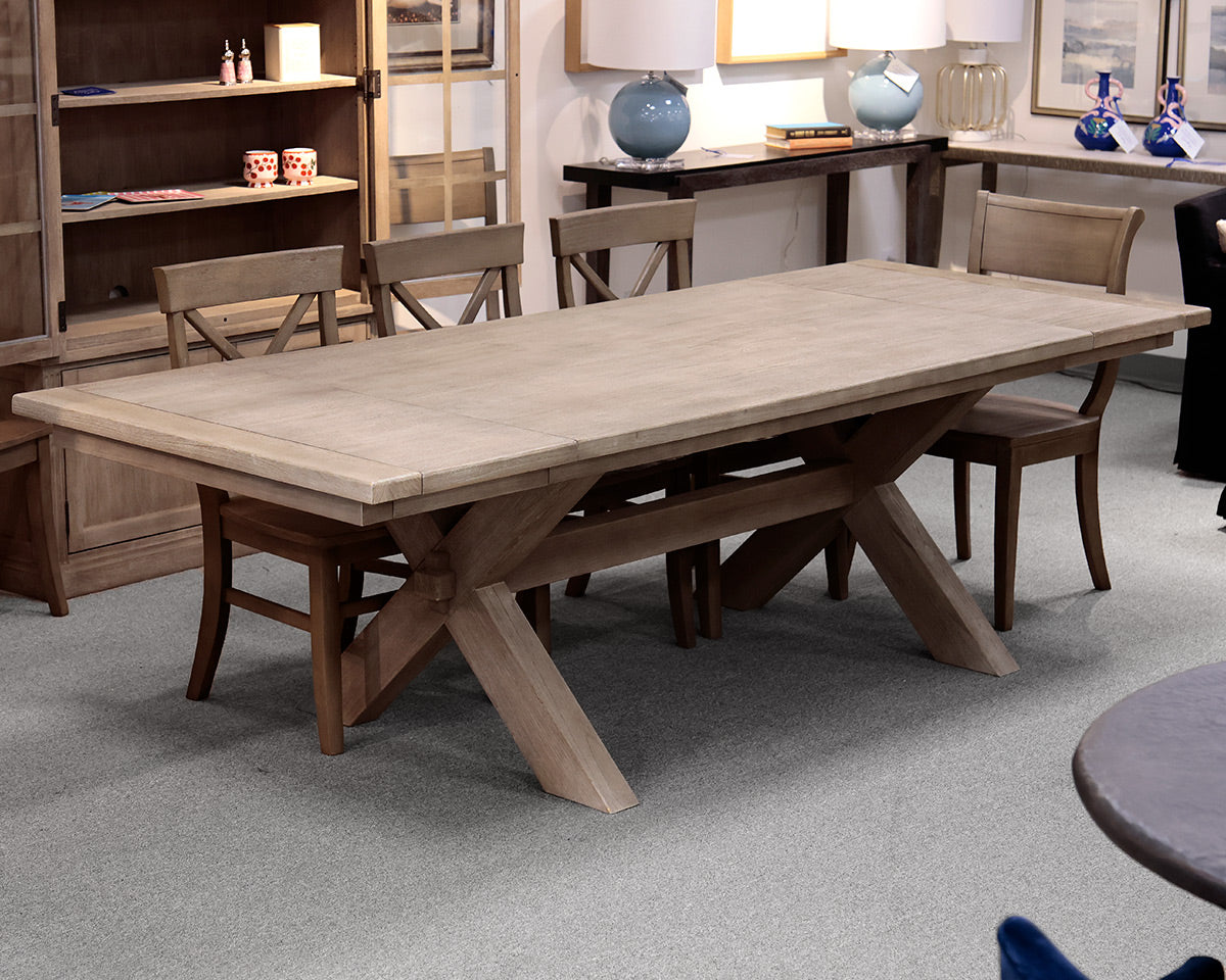Pottery Barn 'Toscana Extension' Dining Table and Ten Dining Chair Set