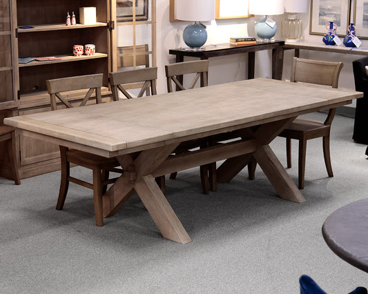 Pottery Barn 'Toscana Extension' Dining Table and Ten Dining Chair Set
