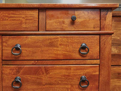 Klaussner Cherry 11 Drawer  Chest with Bronze pulls