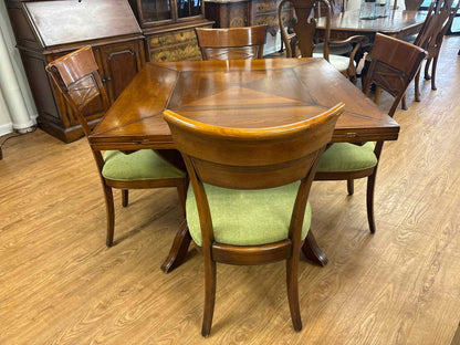 Italian Vintage Expanding Game Table w/ 4 Chairs
