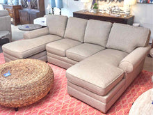 Kincaid 3 Piece Sectional with 2 Chaises in Toasted Oatmeal Upholstery