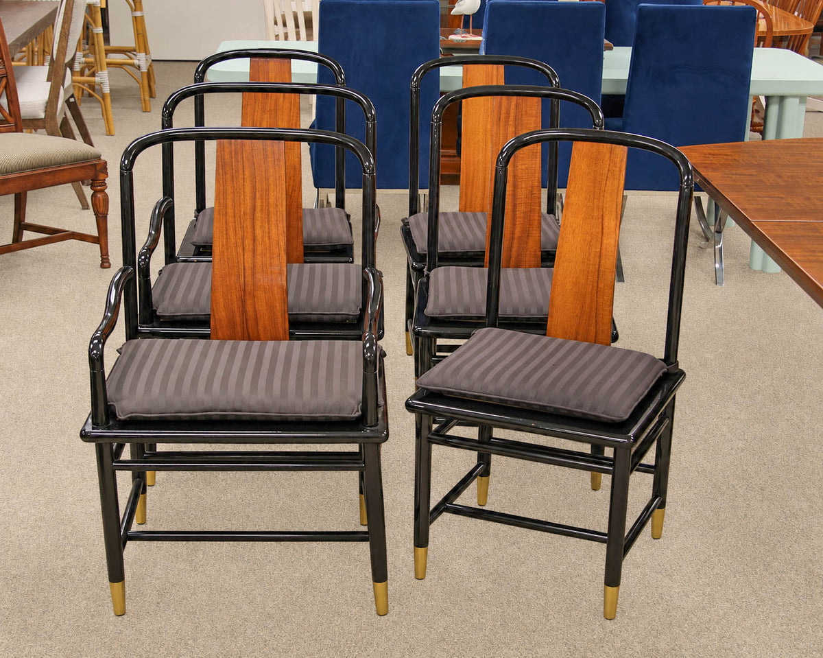 Henredon 'Elan Collection' Hawaiian Koa Wood Dining Table & 6 Chair Set
