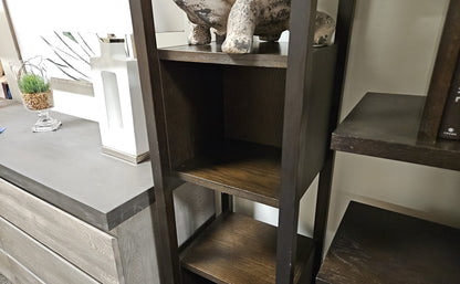 Deep Espresso Etagere w/ Top Cubby
