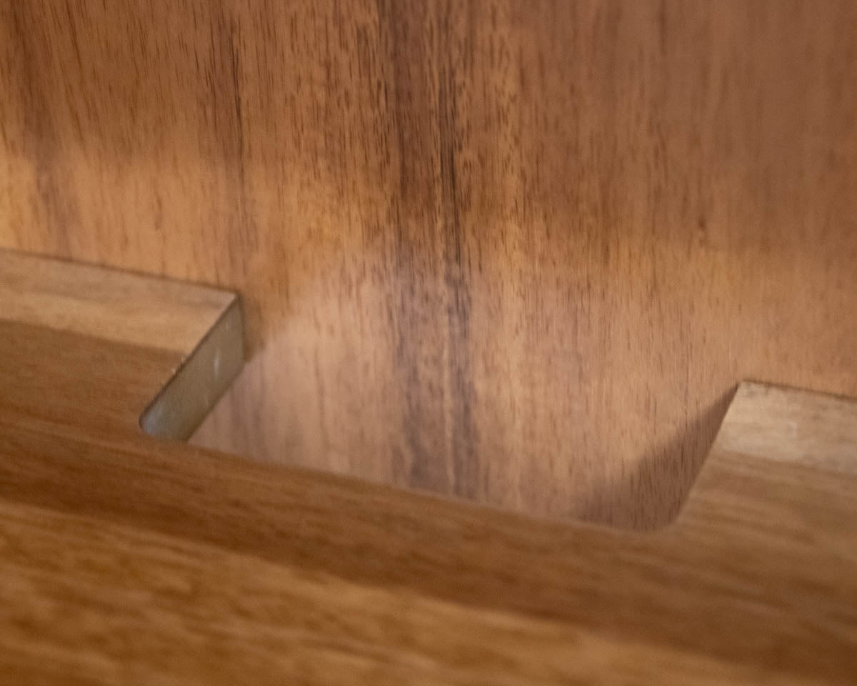 West Elm Mid Century Modern  Entry Cabinet In Acorn Finish
