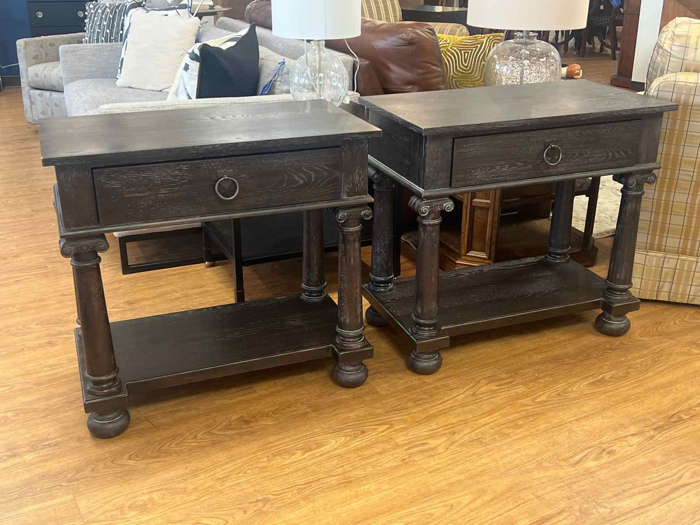 Pair of Bassett 'Emporium' Nightstands