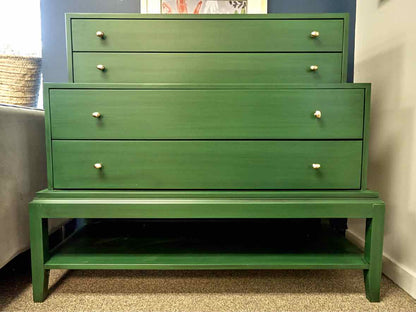 Gat Creek  " Talmadge" 4 Drawer Chest in Classic Enchanted Green