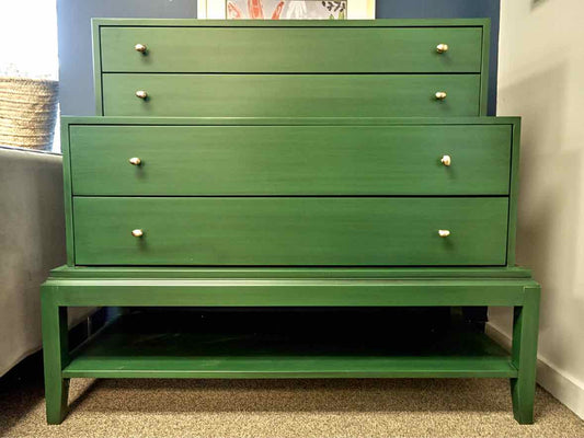 Gat Creek  " Talmadge" 4 Drawer Chest in Classic Enchanted Green