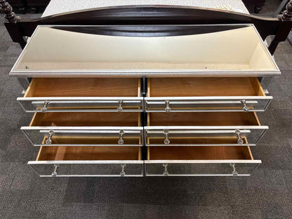 Mirrored 6-Drawer Dresser