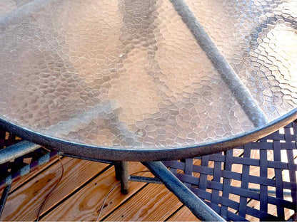 Brown Jordan Round 48"Round Table  & 6 ChairOutdoor Dining Set