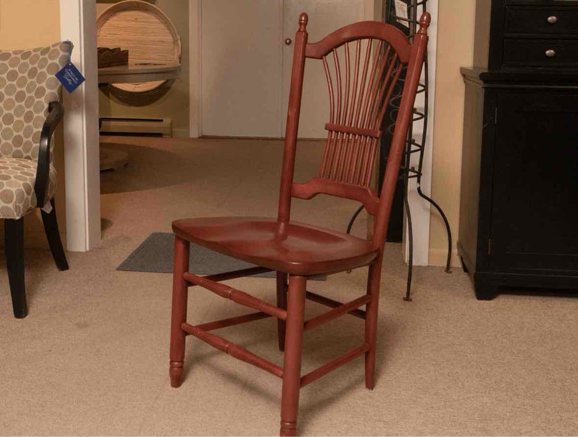 LeMieur Cherry Double Pedestal  Table & (6) Chair Set in Russet Finish