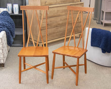 Pair of Gat Creek Addison Dining Chairs in Cherry with Natural Finish
