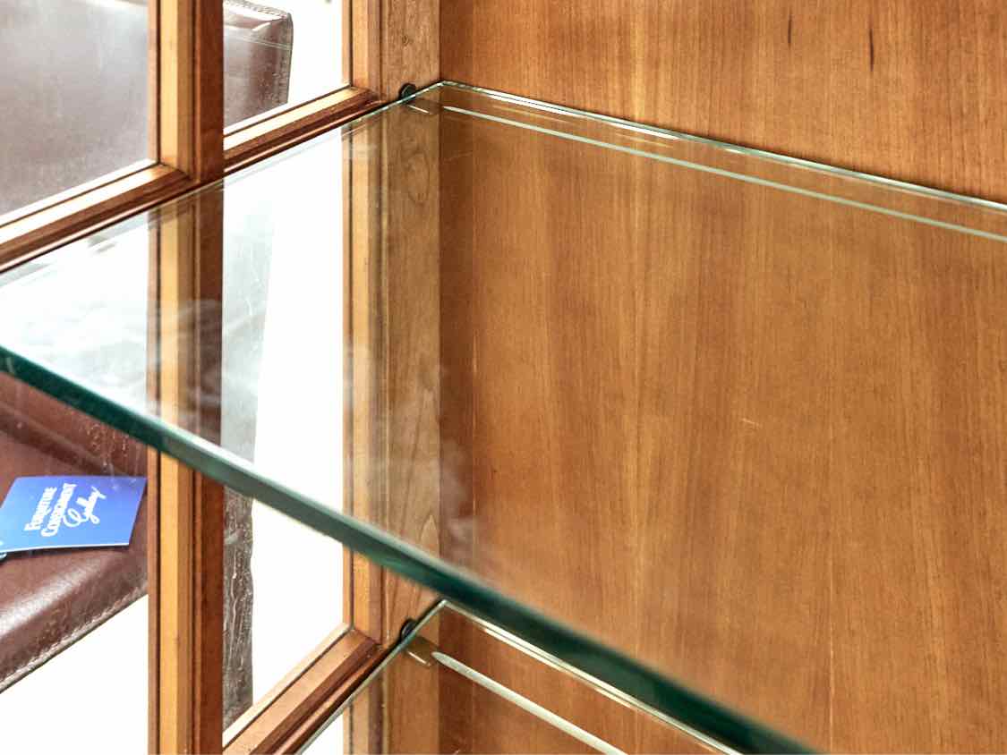 Stickley Cherry Lighted Display Cabinet