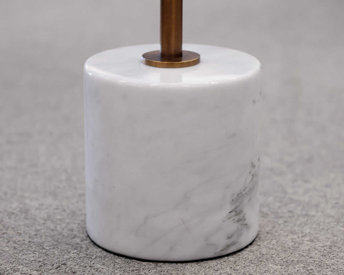 Contemoparay Accent Table With Marble Base