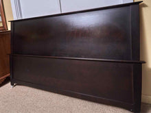 Melateck Walnut Finish Low Profile Platform Queen Bed