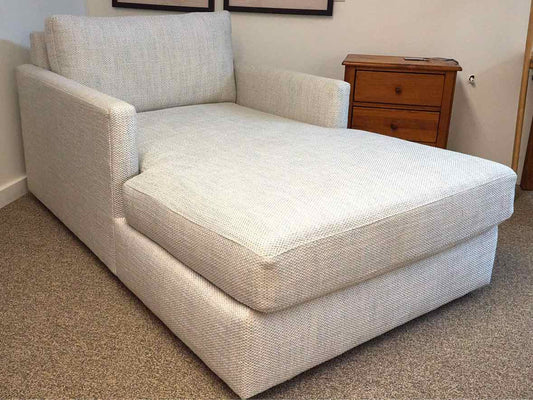 Huntington House Double Arm Chaise in Baby Blue