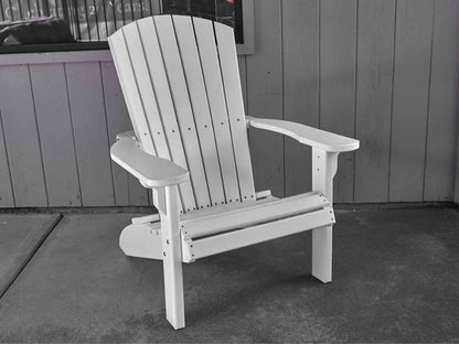 Pair of Pollywood Classic Adirondack Outdoor Chairs