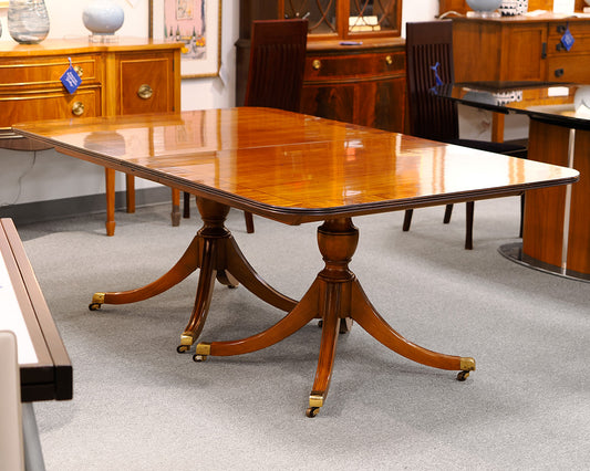 EJ Victor Double Pedestal Dining Table